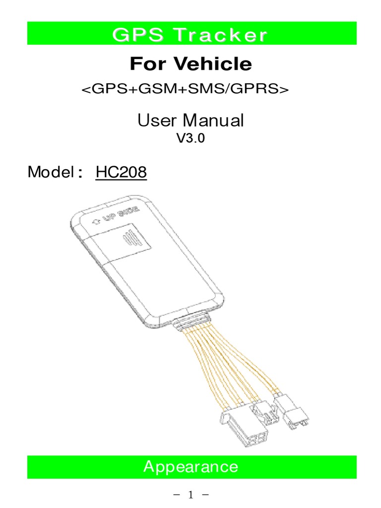 Tk116 Gps Manual PDF Subscriber Identity Module Electrical Wiring