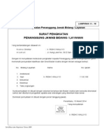 F1-PR-8a (Surat Pengikatan Penanggung Jawab Bidang Layanan)