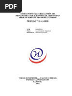 Download Proposal Ta 0609u094 - Sistem Notifikasi Dan Pemantauan Tingkat Ketinggian Permukaan Air Menggunakan Mikrokontroler Arduino Dan Aplikasi Berbasis Mobile Android Melalui Internet - Rev1 by Aziz Sugianto SN212002920 doc pdf