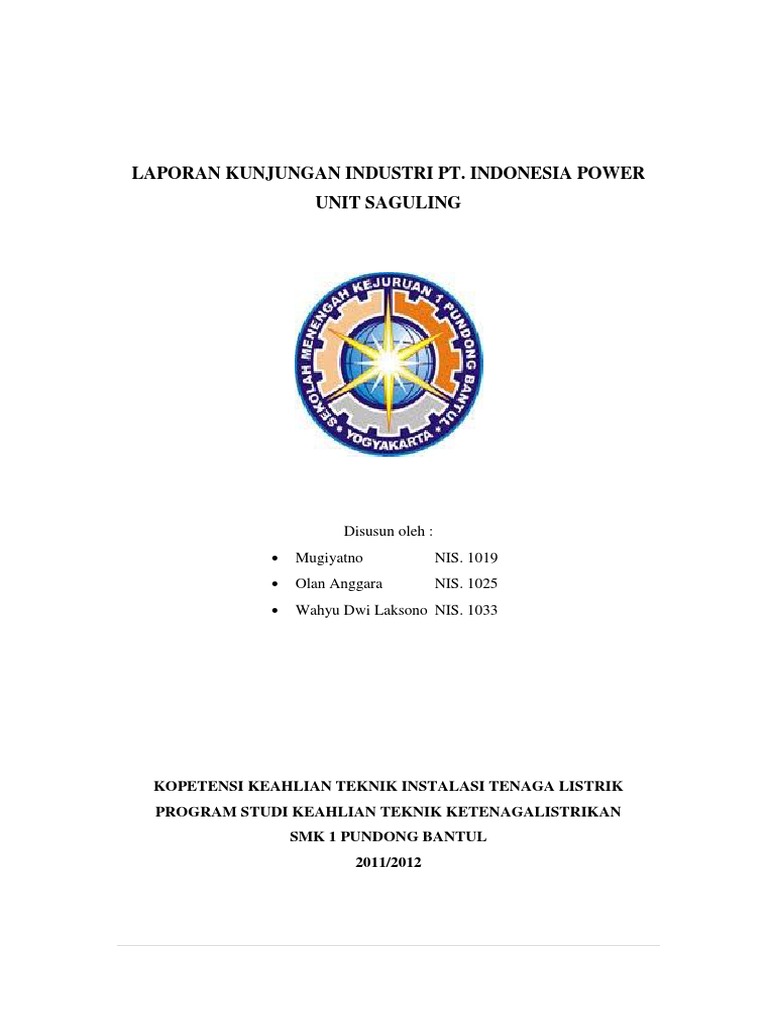Contoh Laporan Kunjungan Industri