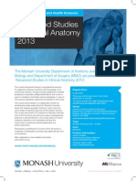 Clinical Anatomy Flyer 2013