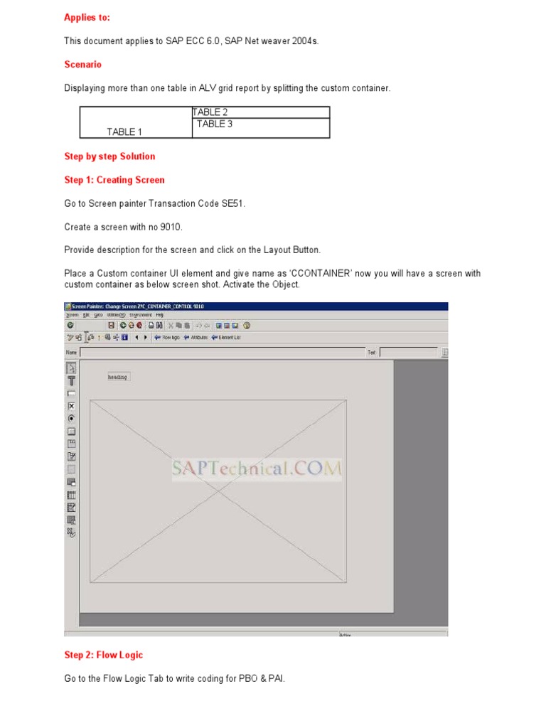 Display More Than One Internal Table in ALV Using Object Oriented ABAP Programming PDF