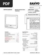 Sanyo - Avm 1901 Service Manual