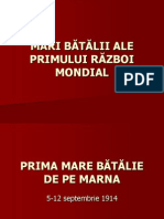 Mari Batalii Ale Primului Razboi Mondial