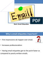 Basic Email Etiquettes