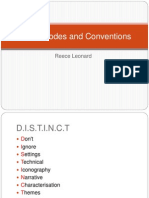 Action Genre Codes and Conventions | PDF
