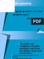 Public Speaking