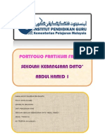 Portfolio Pratikum Fasa Ii1: Sekolah Kebangsaan Dato' Abdul Hamid 1
