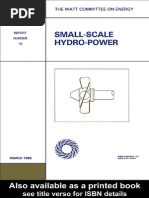 Download Small Scale Hydro Power by lamury SN212031882 doc pdf