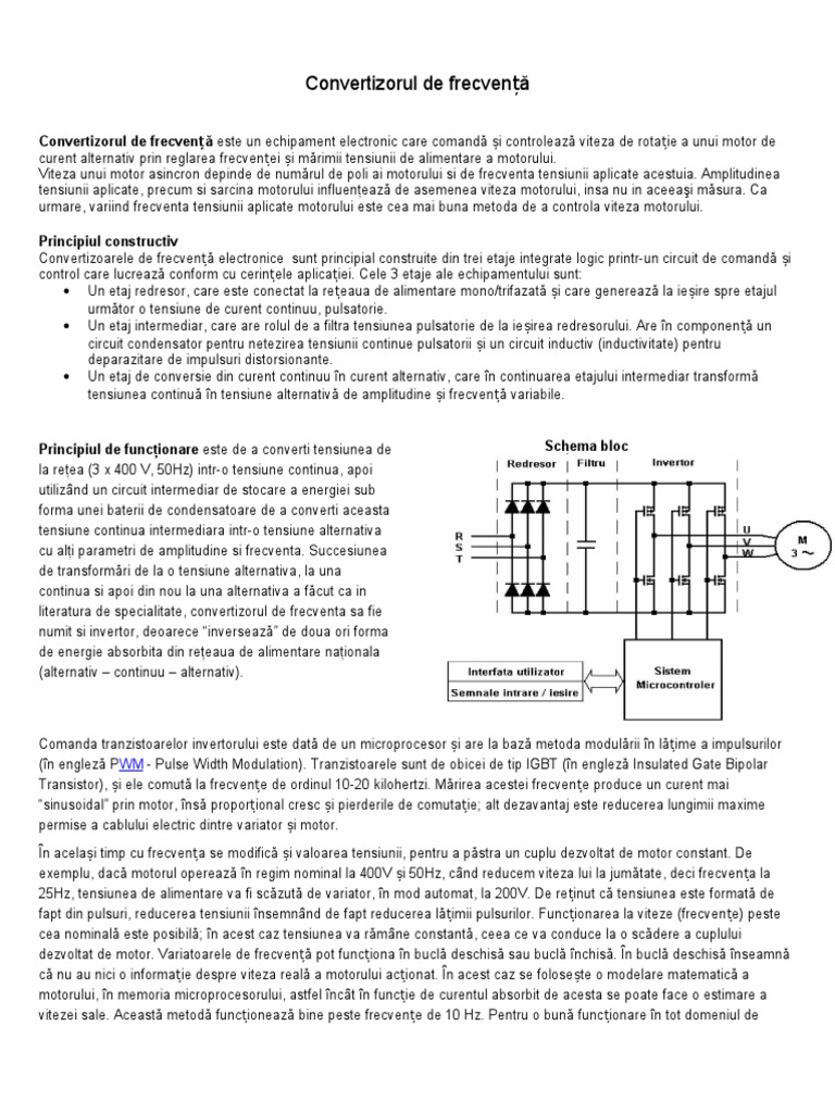 Convertizoare De Frecventa Doc
