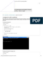 C Program To Add N Numbers - Programming Simplified