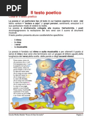 Inventare Una Poesia Con Allitterazione - Poesie Image