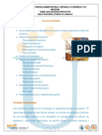 Guia de Actividades Evaluacion de Proyectos 2014 I Ava