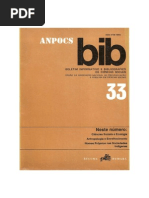 boletim informativo e bibliográfico das ciencias sociais n33