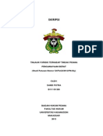 Download TINJAUN YURIDIS TERHADAP TINDAK PIDANA PENGANIAYAAN BERAT by Dion Prayoga SN212052734 doc pdf