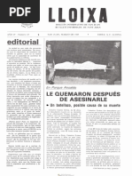 LLOIXA. Número 45, marzo/març 1985. Butlletí informatiu de Sant Joan. Boletín informativo de Sant Joan. Autor