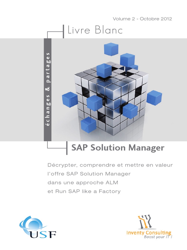 SAP Solution Manager | PDF | Java (Langage de programmation) | Itil