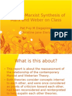 The Neo-Marxist Synthesis of Marx and Weber On Class
