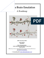 Brain Emulation Roadmap Report