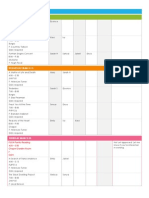 Student Schedule 03.17 - 03.30