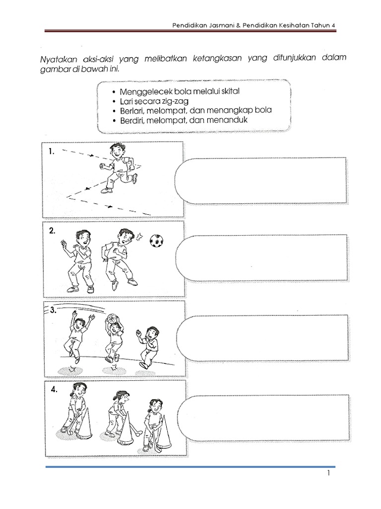 Soalan Pendidikan Jasmani Tahun 4 2020