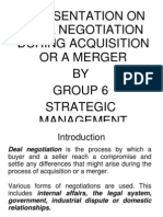 DEAL NEGOTIATION DURING M&A