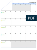 March-May 2014 calendar with Berkeley and San Francisco class schedules