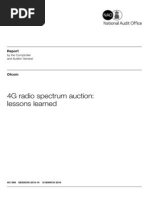 4G Radio Spectrum Auction Lessons Learned