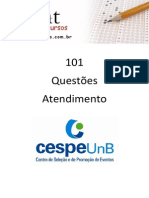 101 - Questoes CESPE - Atendimento