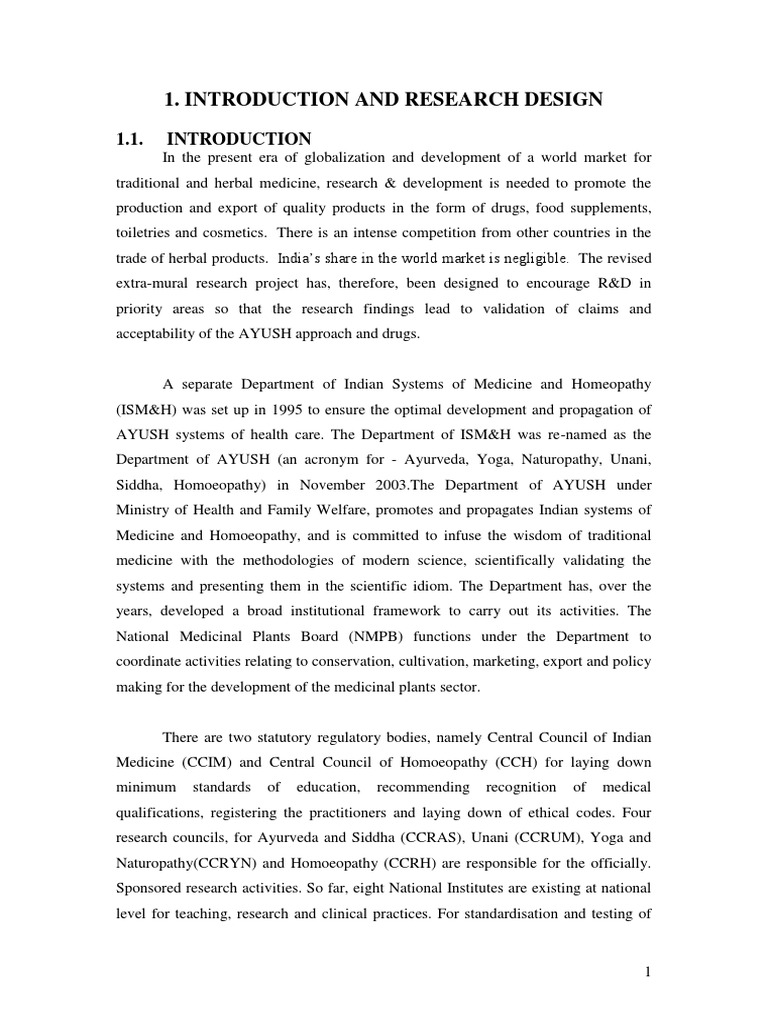 A Study On Export of Ayurvedic Products From India PDF Ayurveda