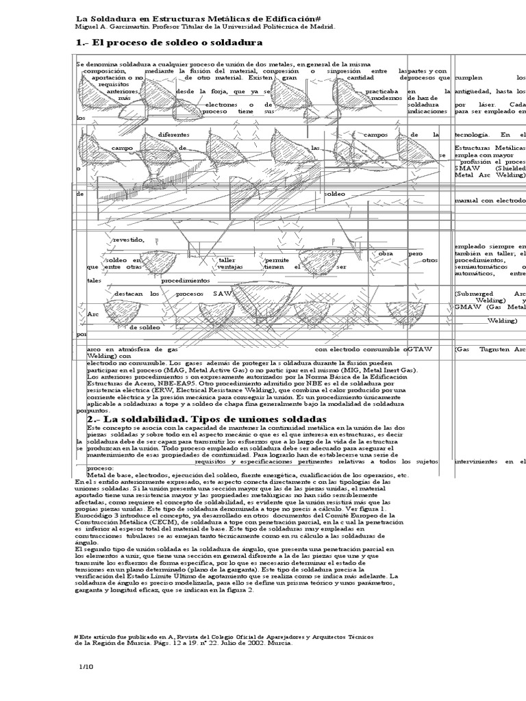 Soldadura En Estructuras Metalicas Pdf Soldadura Construcción