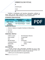 Resume Format