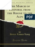 The March of Hannibal From the Rhone to the Alps 1000258329