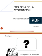 Tipos de Investigacion