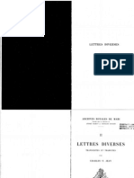 Lettres Diverses