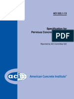 ACI Specification For Pervious Concrete Pavement