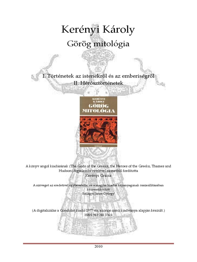 Kerenyi Karoly Gorog Mitologia PDF | PDF