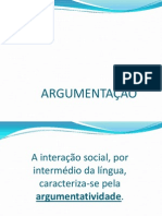 ARGUMENTAÇÃO