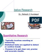 Quantative Research