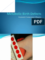 Metabolic Birth Defects