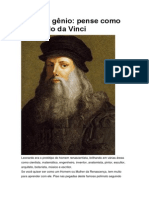 Seja Um Gênio Pense Como Leonardo Da Vinci