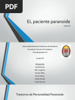 EL Paciente Paranoide