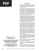 Decreto 437 de 2007 POMA Parque Entrenubes