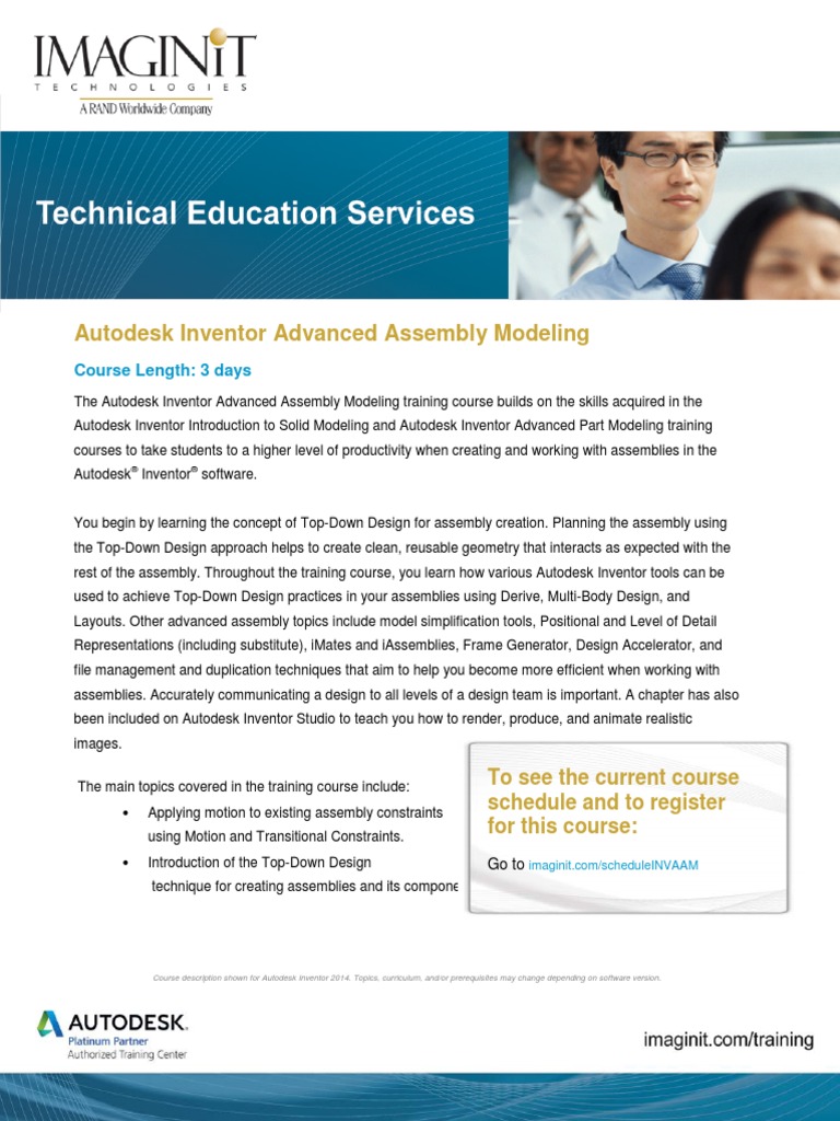 Advanced Autodesk Inventor Assembly Course | PDF