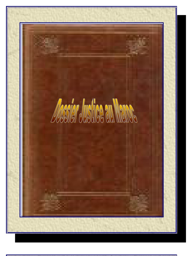 Justice et droits de l'homme au Maroc | PDF