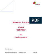 Igantt Optimizer Tutorial For Underground