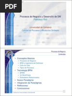 Procesos de Negocio y Desarrollo de SW