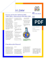 ISO14001 - 2004 Triptico
