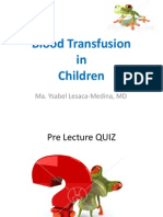 Pediatric Transfusion