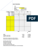 GPS Coordinates Calculation For Land Area